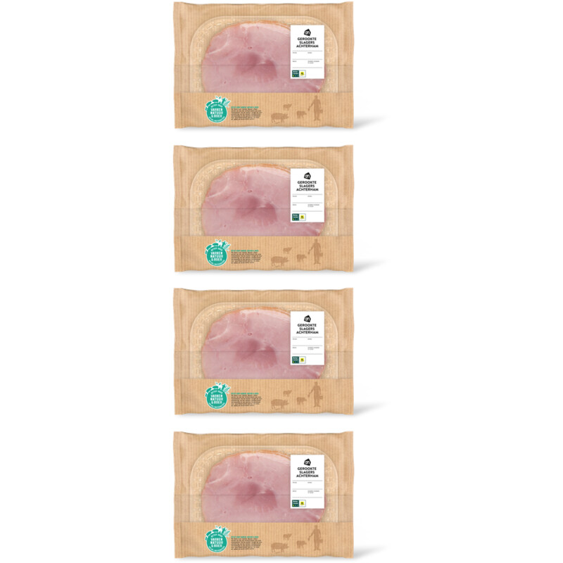 AH Gerookte slagersachterham 4-pack