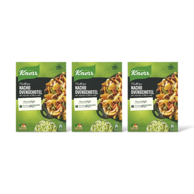 Knorr Foodtrips nacho ovenschotel 3-pack