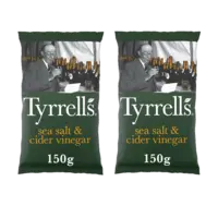 Tyrrells Seasalt & Cider vinegar 2-pack