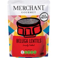 Een afbeelding van Merchant Gourmet Beluga lentils