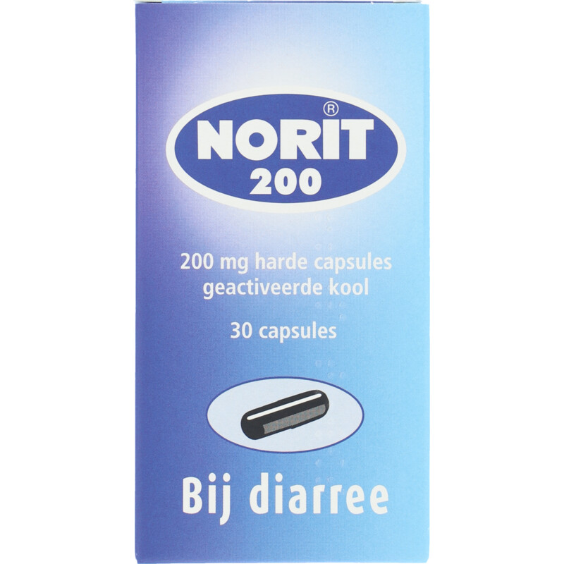 Norit Bij diarree 200mg capsules