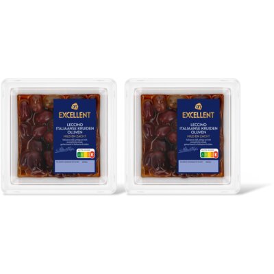 pdp-image-AH Excellent Leccino Italiaanse kruiden olijven 2-pck