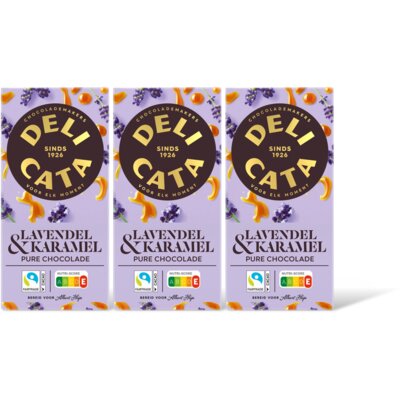 pdp-image-Delicata Reep pure chocolade lavendel/karamel 3pk