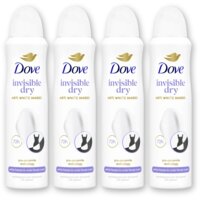 Dove Invisible dry deodorant spray 4-pack