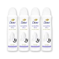 Dove Invisible dry deodorant spray 4-pack