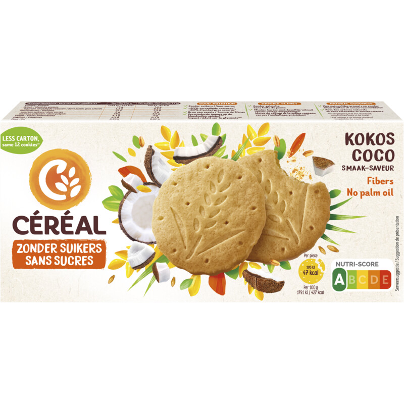 Céréal Kokos koek zonder suikers