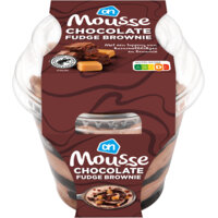 Een afbeelding van AH Mousse chocolate fudge brownie