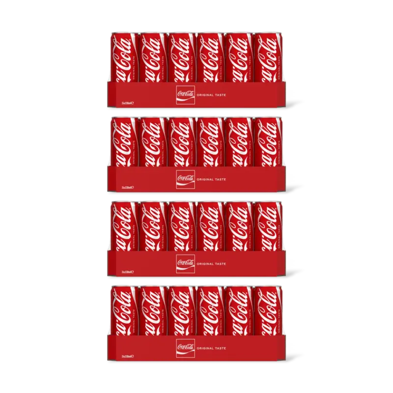 Coca-Cola Original taste tray 4-pack