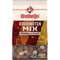 Een afbeelding van Bolletje Kruidnoten mix zakje gemengde chocolade