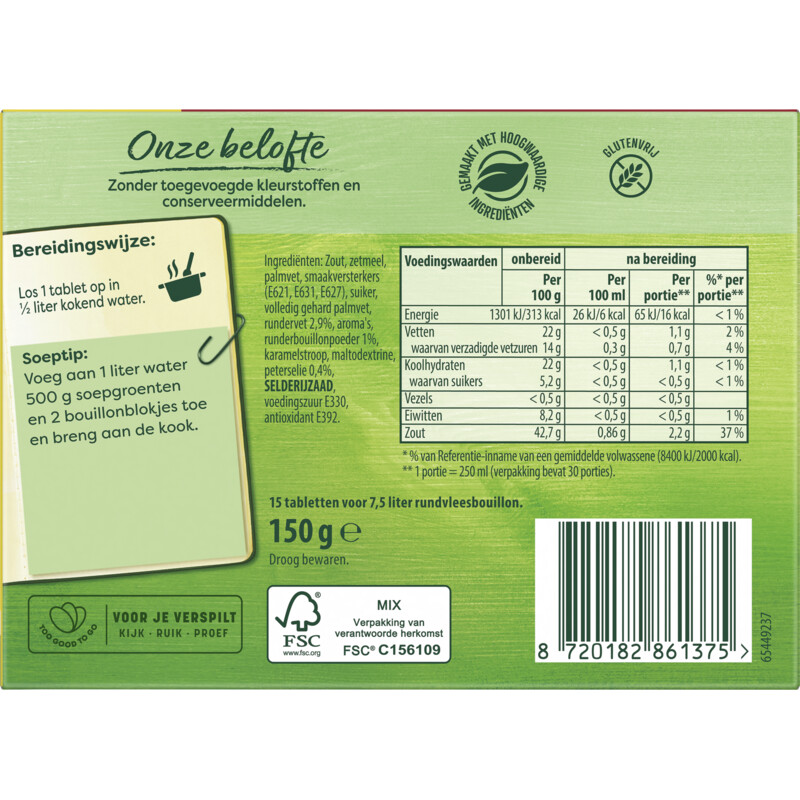 Een afbeelding van Knorr Rundvlees bouillonblokjes voordeelpak