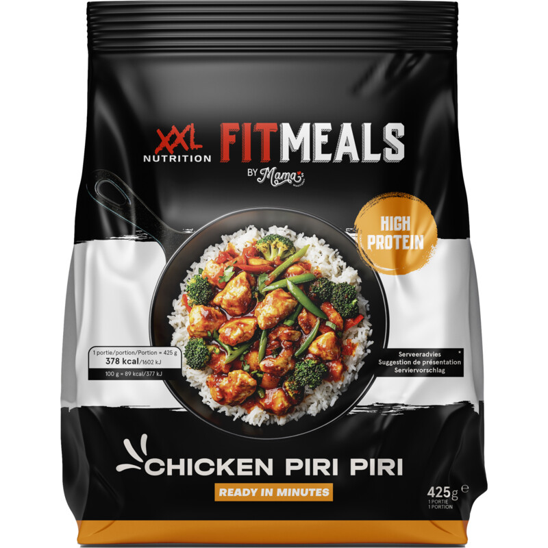 Een afbeelding van Fitmeals XXL nutrition chicken piri piri