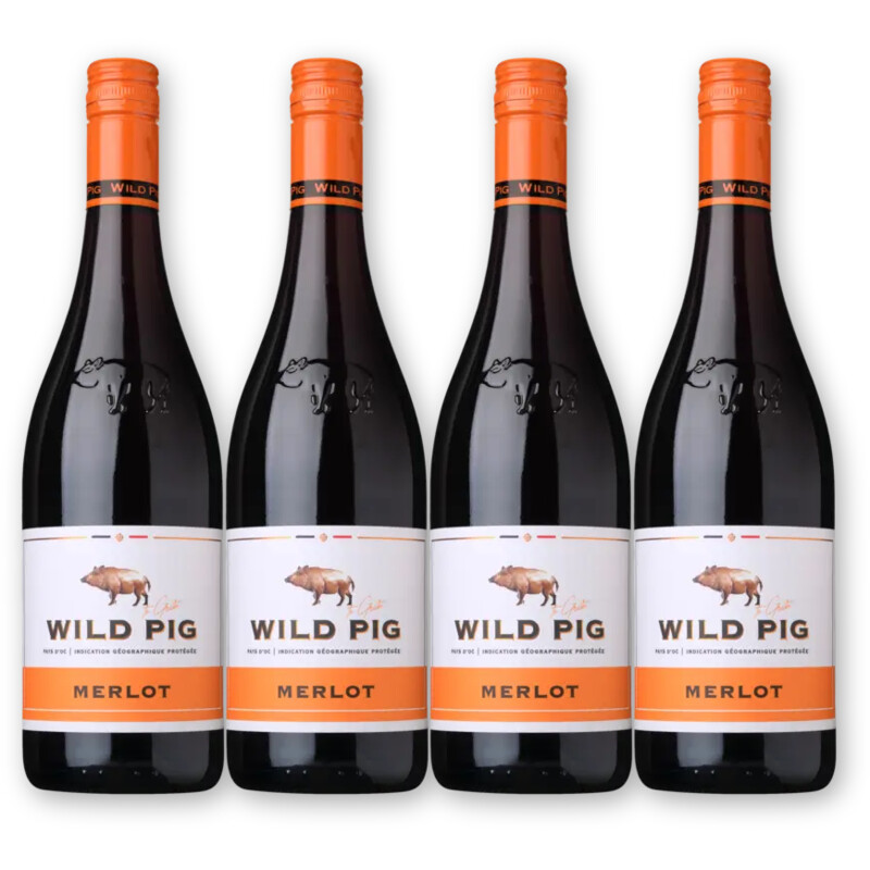 Wild Pig Wild Pig Merlot 4 flessen