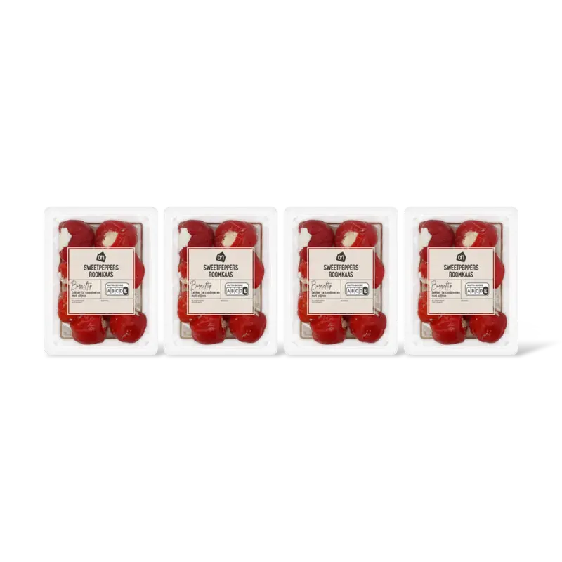 Sweetpeppers roomkaas 4-pack