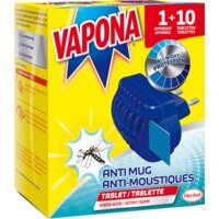 Vapona Anti mug apparaat & tabletten bel