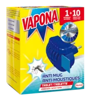 Vapona Anti mug apparaat & tabletten bel
