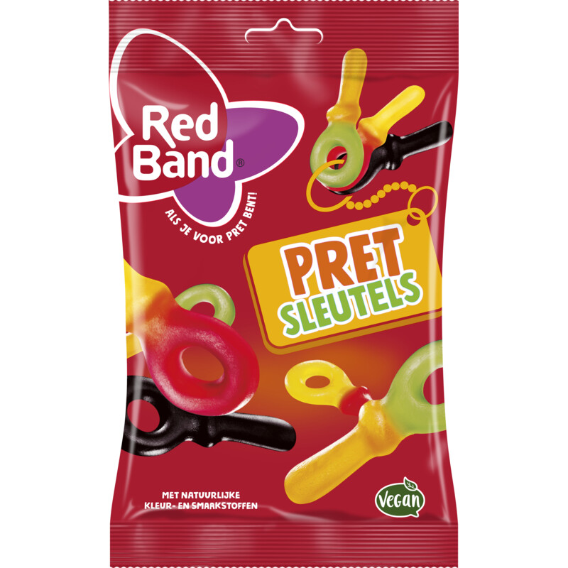 Een afbeelding van Red Band Pret sleutels