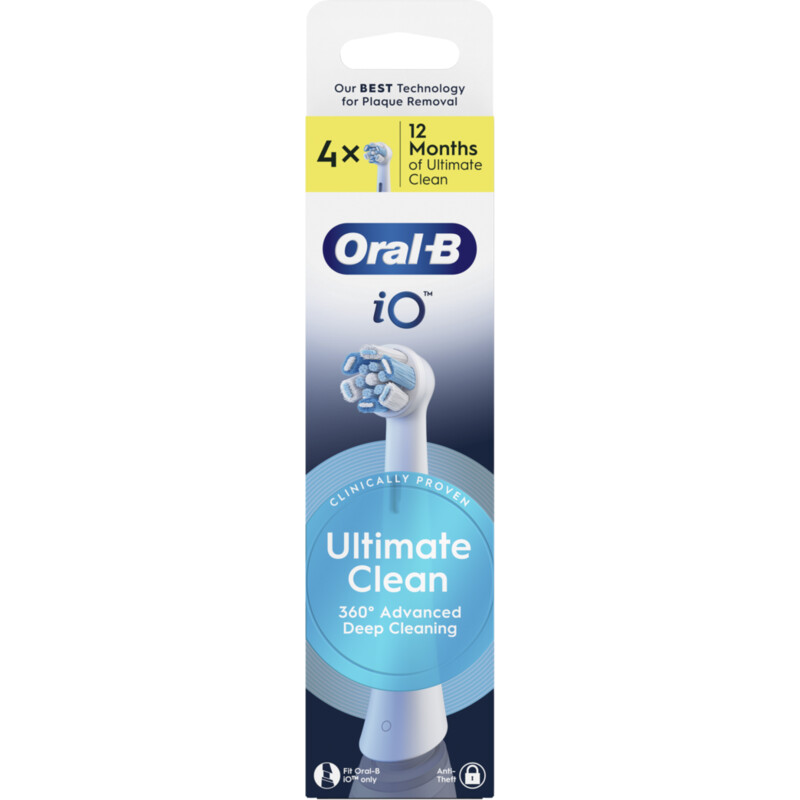 Een afbeelding van Oral-B IO ultimate clean white opzetborstels