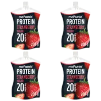 Melkunie Protein aardbei yoghurt 4-pack