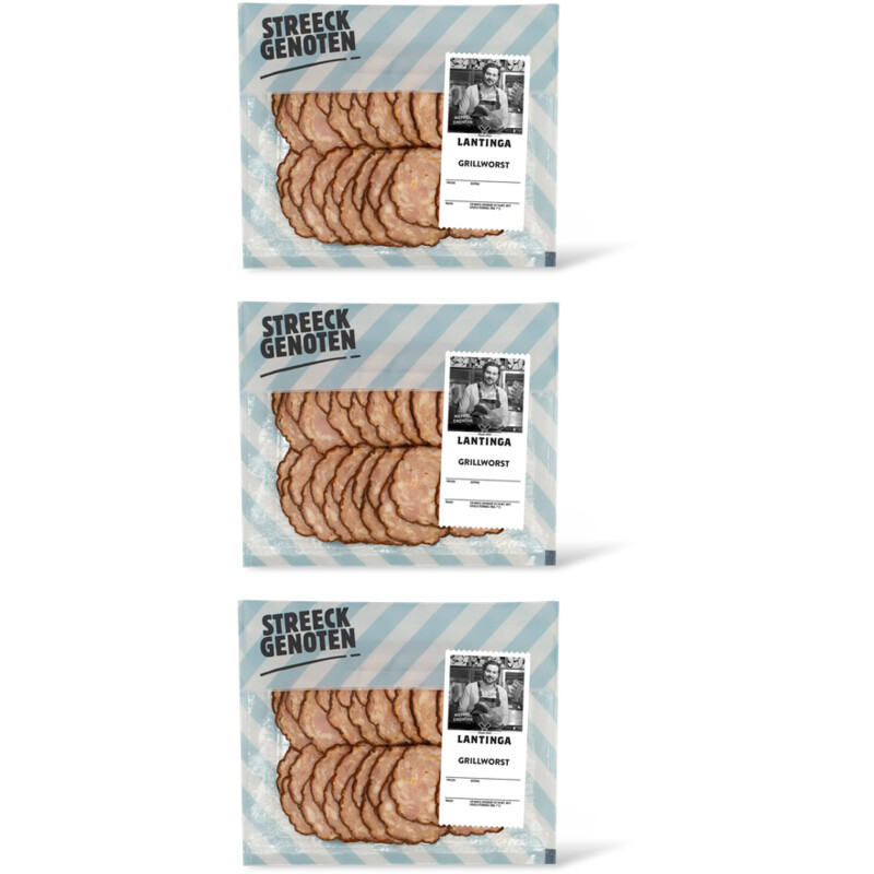 Streeckgenoten Grillworst 3-pck