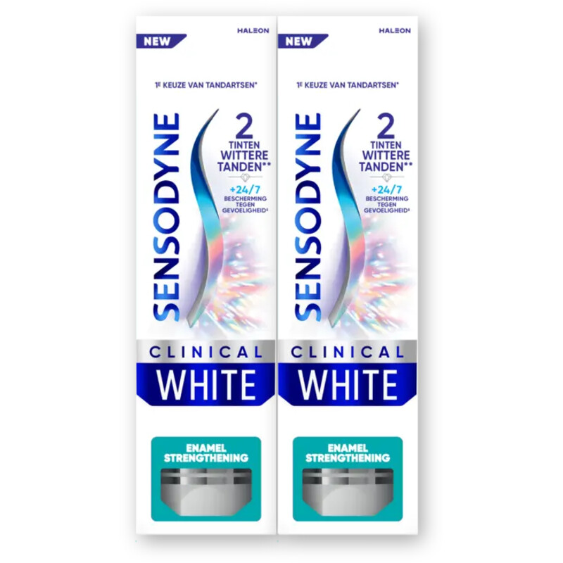 Sensodyne Clinical white enamel strengthening 2-pk