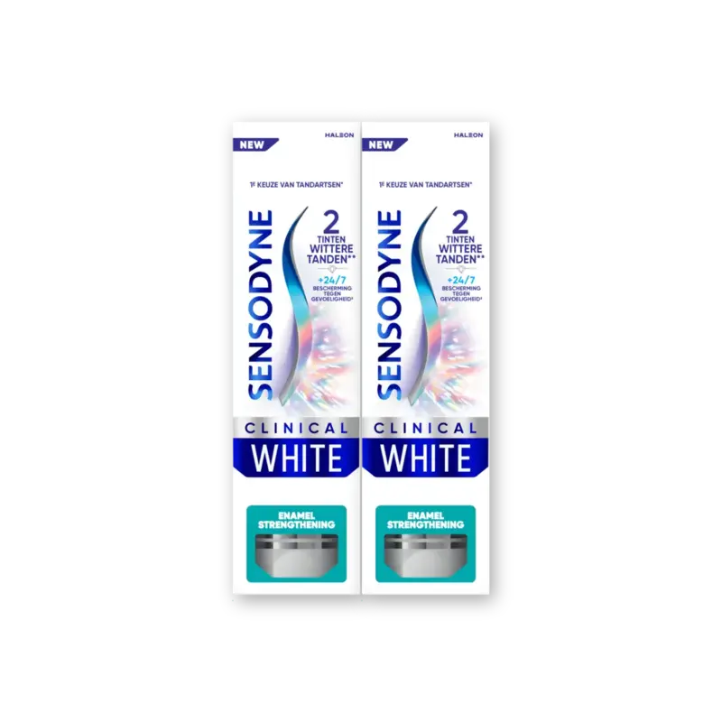 Sensodyne Clinical white enamel strengthening 2-pk