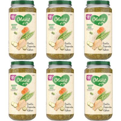 pdp-image-Olvarit Risotto doperwten kalkoen 18m+ 6-pack