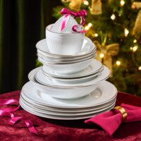 Een afbeelding van AH Excellent Dinerbord ribbel 27cm