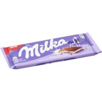 Een afbeelding van Milka Chocoladereep alpenmelk créme