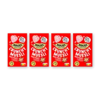 Holie's Crunchy muesli red fruit 4-pack