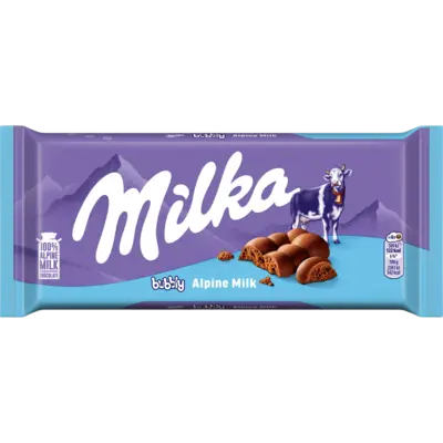 pdp-image-Milka Chocoladereep bubbly alpenmelk