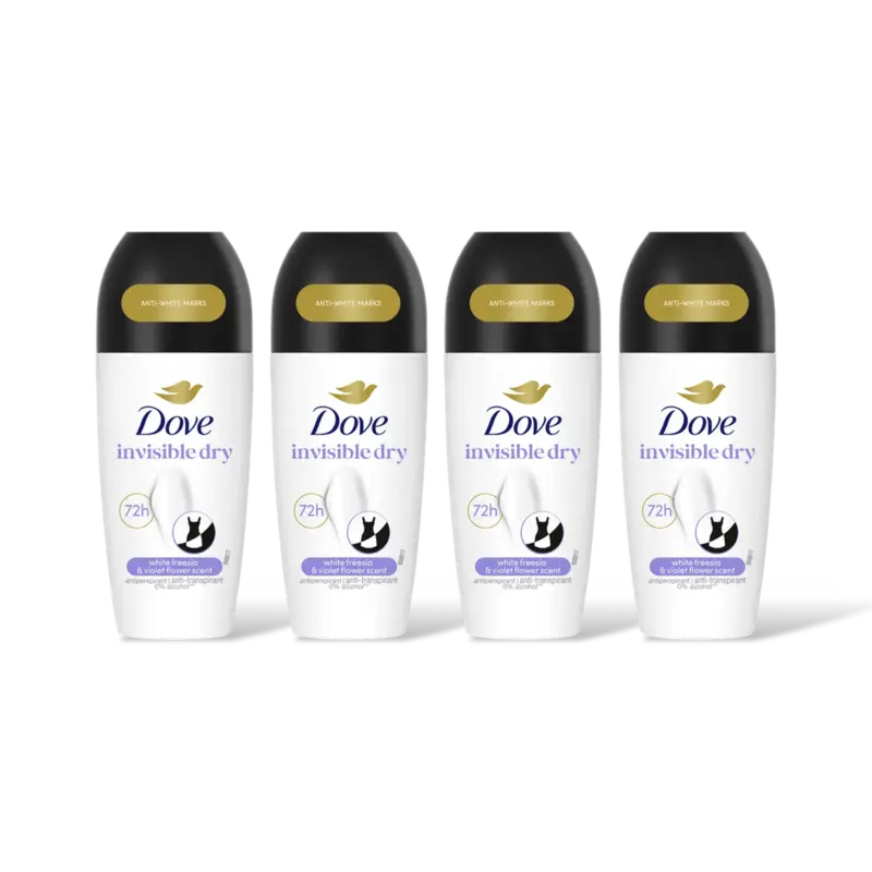 Dove Invisible dry anti-transpirant 4-pack