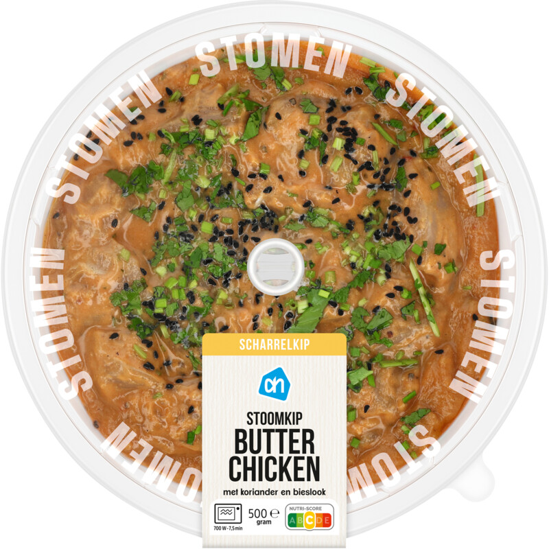 Een afbeelding van AH Stoomkip butter chicken