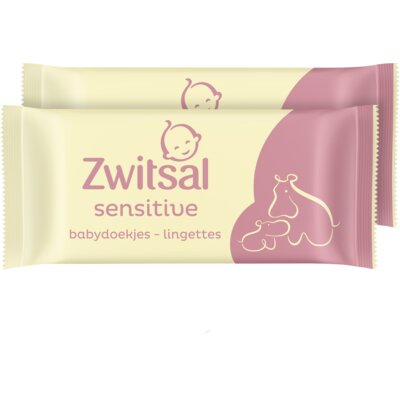 pdp-image-Zwitsal Sensitive billendoekjes 2-pack