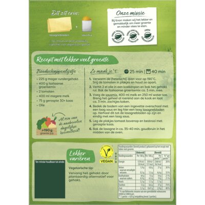 pdp-image-Knorr Wereldgerechten lasagne bolognese