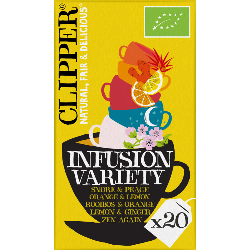 Een afbeelding van Clipper Organic infusion variety pack
