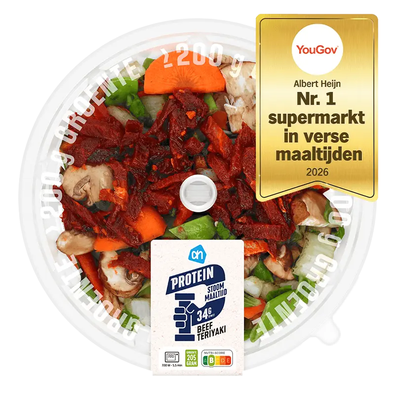 Stoommaaltijd beef teriyaki