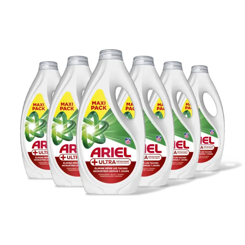 Ariel Vloeibaar+ ultra wasmiddel 6-pck