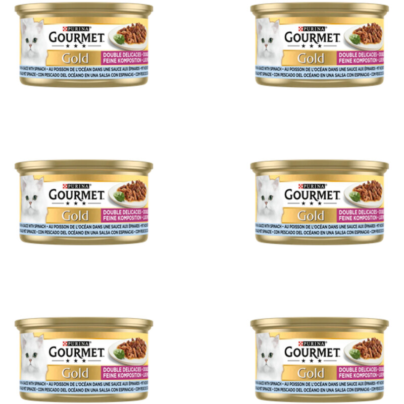 Gourmet Gold Luxury Mix Ocean Fish and Spinach