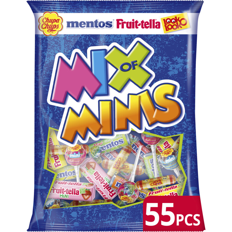 Een afbeelding van Fruittella Mix of mini's uitdeelzak