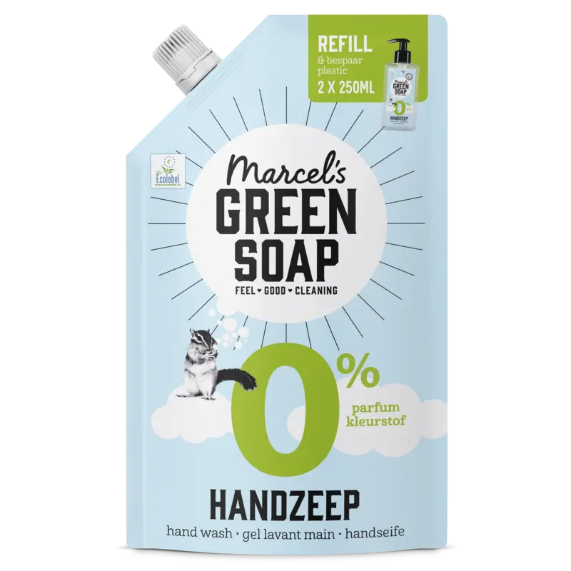 Marcel's Green Soap Handzeep 0% refill