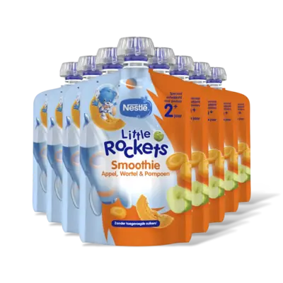 pdp-image-Nestlé Little Rockets Knijpfruit pompoen 2+ 8pk