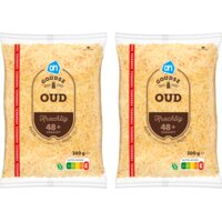 Een afbeelding van AH Goudse oud 48+ geraspt 2-pack
