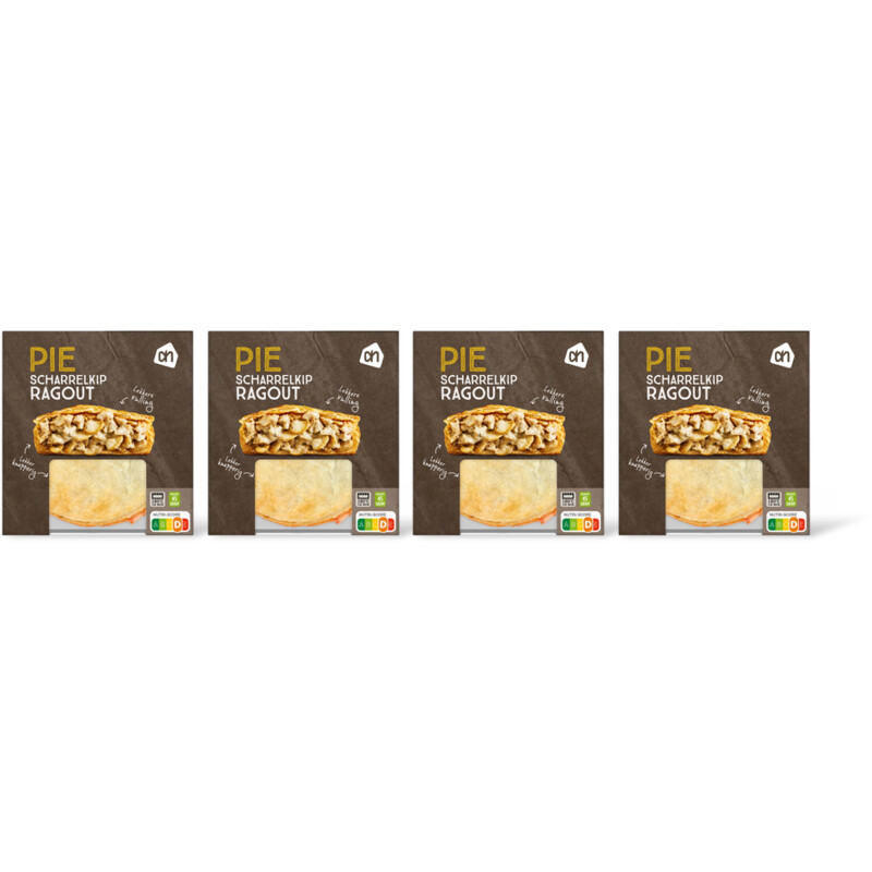 AH Pie scharrelkip ragout 4-pack