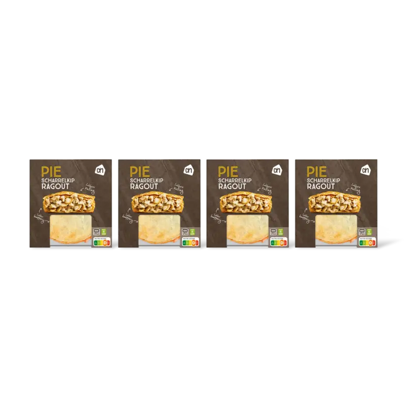 AH Pie scharrelkip ragout 4-pack