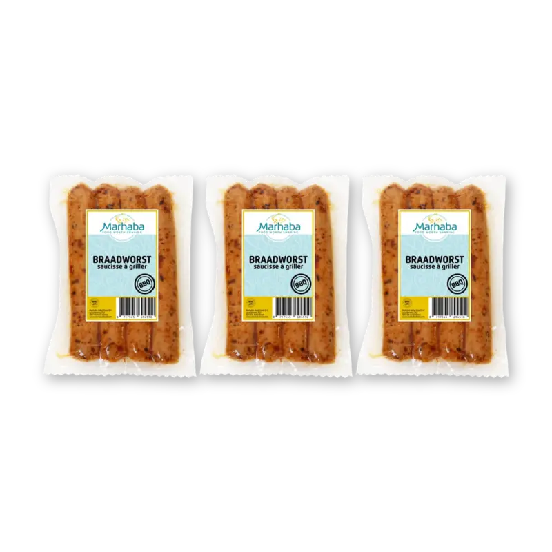 Braadworst BBQ 3-pack