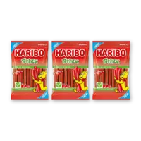 Haribo Stixx strawberry 3-pack