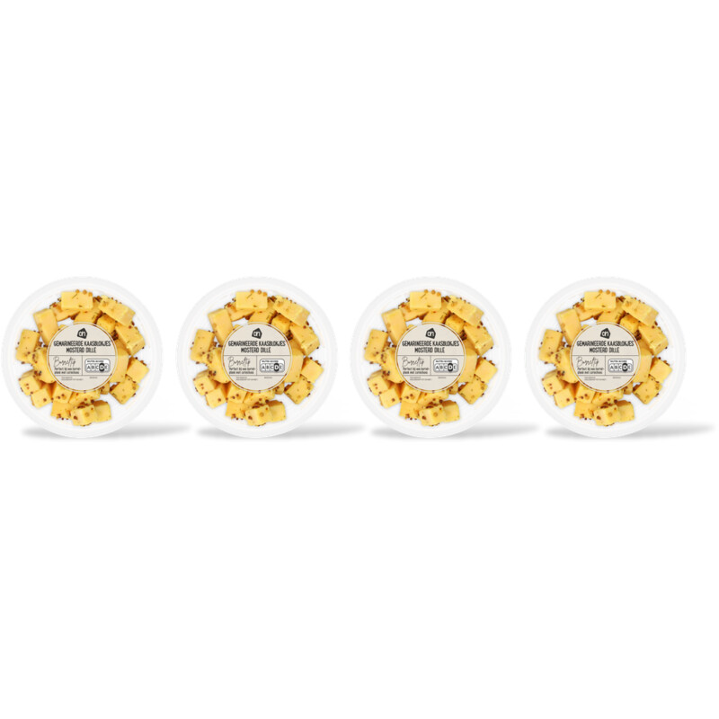 AH Gemarineerd kaasblokjes mosterddille 4pk