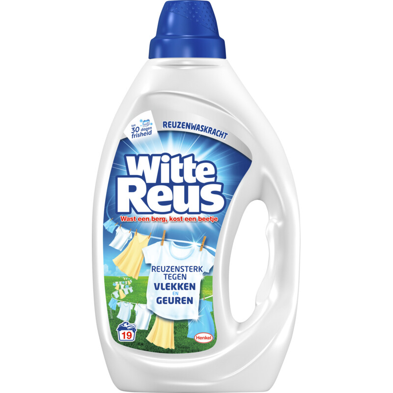 Witte Reus Wasmiddel vloeibaar gel wit