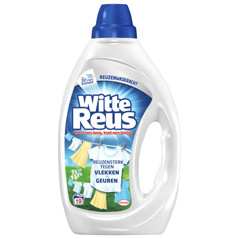 Witte Reus Wasmiddel vloeibaar gel wit