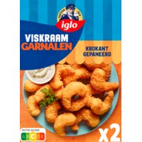 Iglo Viskraam garnalen krokant gepaneerd